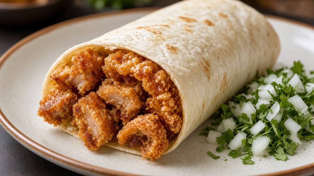 Chicharron Burrito