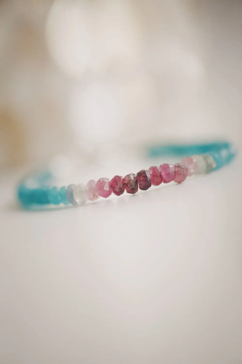 Gemstone bead bracelet