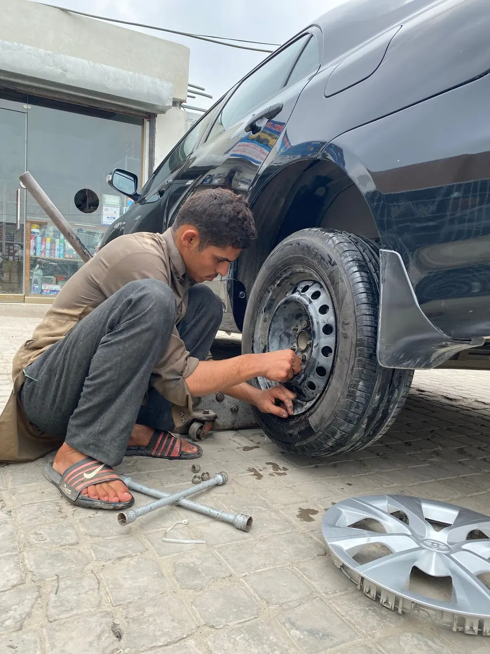 Wheel and tire service